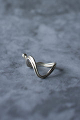 Silver Droplet Ring | Naiad