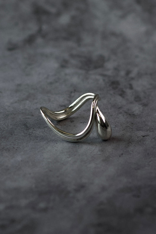 Droplet Silver Ring | Selkie