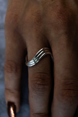 Silver Wave Ring | Spring Tide