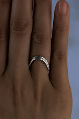 Wave Silver Ring | Neap Tide