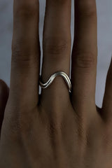 Wave Silver Ring | Neap Tide