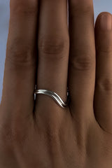 Wave Silver Ring | Neap Tide