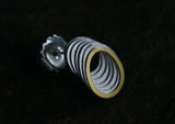 18ct Yellow Gold & Silver Earrings